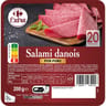 Carrefour salami danois fumé 200g