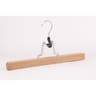 Carrefour home lot de 2 cintres pinces universelles en bois