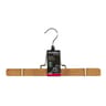 Carrefour home lot de 2 cintres pinces universelles en bois