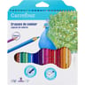 Carrefour 24 crayons de couleur