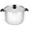 Carrefour home faitout inox + couvercle 32cm