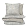 Tex home Parure housse de couette 140x200 cm+ 1 taie 63x63 cm mumbai beige