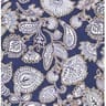 Parure housse de couette 260x240cm + 2 taies 63x63 Mumbai Navy