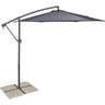 Parasol excentré 3m ronda gris