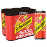 Schweppes zero agrum 6x33cl slim