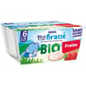 Nestlé p'tit brassé bio fraise sans sucres ajoutés dès 6 mois 4x90g