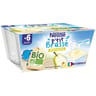 Nestlé p'tit brassé bio banane poire dès 6 mois 4x90g