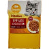 Carrefour companino effilés pour chat en sauce aux viandes 12 sachets de 85g
