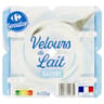 Carrefour sensation yaourts velours de lait nature 4x125g