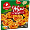 Carrefour sensation mini pizza bolognese 270g