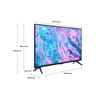 Samsung téléviseur smart tv 4k uhd led 163cm - 65" TU65CU7025KXXC