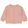 Gilet manches longues fille ROSE PASTEL 3MOIS