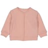 Gilet manches longues fille ROSE PASTEL 24MOIS