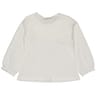 Tee shirt manches longues fille BLANC 24MOIS