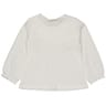 Tee shirt manches longues fille BLANC 36MOIS