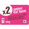 Carrefour bon appétit sandwich jambon oeuf bacon x2 - 200g
