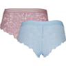 Lot de 2 shorties ligne Belle LOT BLEU/PARME 46/48