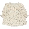 Robe manches longues fille ECRU AOP 24 MOIS