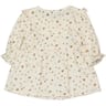 Robe manches longues fille ECRU AOP 24 MOIS