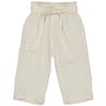 Pantalon gaze de coton fille ECRU 18MOIS