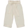 Pantalon gaze de coton fille ECRU 12MOIS
