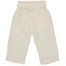 Pantalon gaze de coton fille ECRU 12MOIS