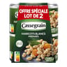 Cassegrain haricots blancs cuisinés carottes et laurier 1/2 2x 250g