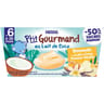 Nestle pti gourmand vegetal semoule au lait dès 6mois 4x90g