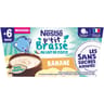 Nestlé p'tit brassé au lait de coco banane 4x90g dès 6 mois
