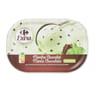 Carrefour extra glace menthe chocolat bac 500g