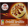 Carrefour extra 6 cônes façon crème brûlée 417g