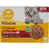 Carrefour companino pâtée pour chat viandes légumes 12 sachets de 100g