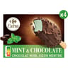 Carrefour extra 4 bâtonnets menthe chocolat 290g