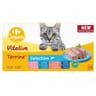 Carrefour companino terrine pour chat sélection aux poissons 4 barquettes de 100g