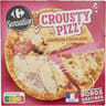 Carrefour sensation crousty pizza jambon fromage 550g