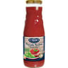 Cirio pulpe de tomate basilic bouteille 680g