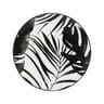 Assiette dessert palme noir 19 cm