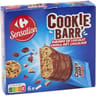 Carrefour sensation barres chocolatées cookie x6 - 168g