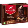 Côte d'Or 4 bâtonnets glace vanille enrobage chocolat noir amandes 260g