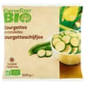 Carrefour bio courgettes bio en rondelles 600g