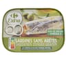 Carrefour extra sardines à l'huile d'olive sans arêtes 100g