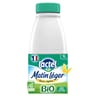 Matin Léger de Lactel lait uht bio écrémé bouteille 1l