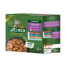Ultima sachet repas chat stérilisé boeuf,poulet, thon et poisson x8 - 680g