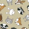 Adhésif animaux forêt 45 cm x 2 mètres