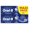Oral-B dentifrice professional email renforce menthe extra fraiche 2x75ml