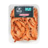 Crevettes entières cuite 60/80 ASC CARREFOUR LE MARCHE la barquette de 500g