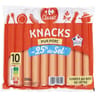 Carrefour Classic' knacks pur porc -25% de sel x10 - 350g