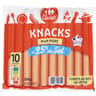 Carrefour Classic' knacks pur porc -25% de sel x10 - 350g