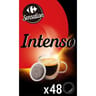Carrefour sensation café type senseo intenso x48 -336g