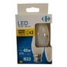 Carrefour ampoule LED flamme 40W B22